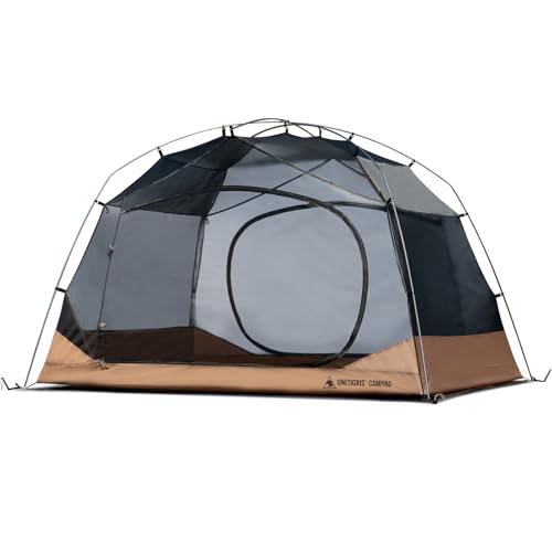 4-Person 3-Season Camping Tent Waterproof