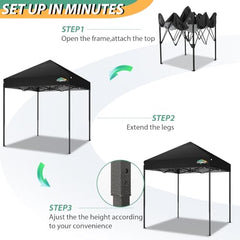 10x10 / 10x20 Pop Up Canopy Tent with Sidewalls