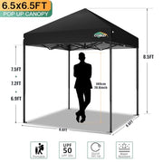 10x10 / 10x20 Pop Up Canopy Tent with Sidewalls