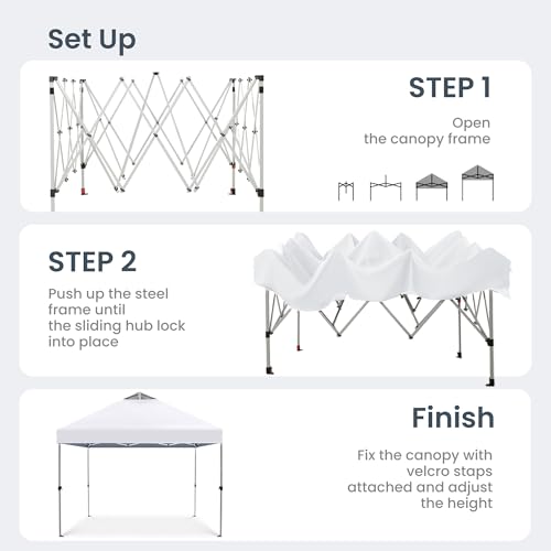 10x10 Instant Pop Up Canopy Tent