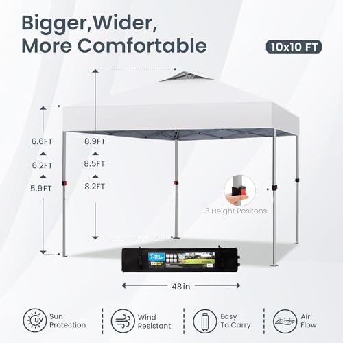 10x10 Instant Pop Up Canopy Tent