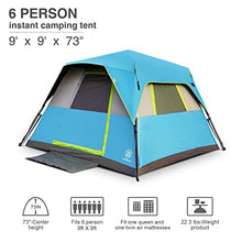 6-Person Blackout Instant Cabin Camping Tent