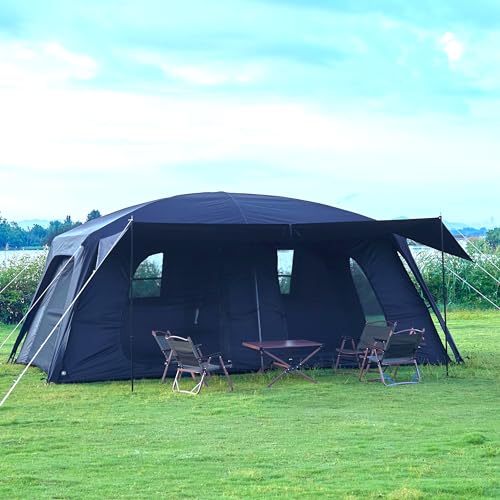 12-14 Person Family Cabin Tent 2-Room Waterproof