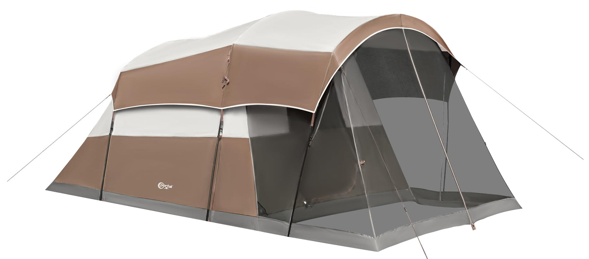 6-10 Person Family Camping Tent with Screen Room