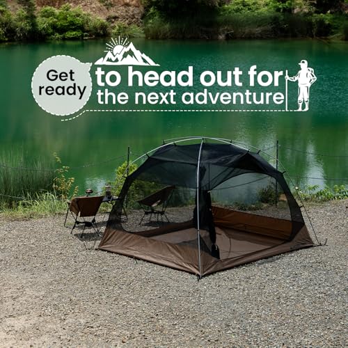 4-Person 3-Season Camping Tent Waterproof