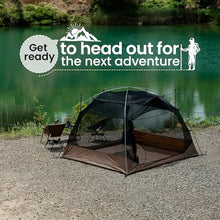 4-Person 3-Season Camping Tent Waterproof