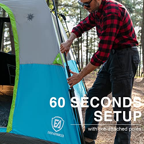 6-Person Blackout Instant Cabin Camping Tent