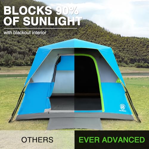 6-Person Blackout Instant Cabin Camping Tent