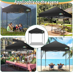10x10 / 10x20 Pop Up Canopy Tent with Sidewalls