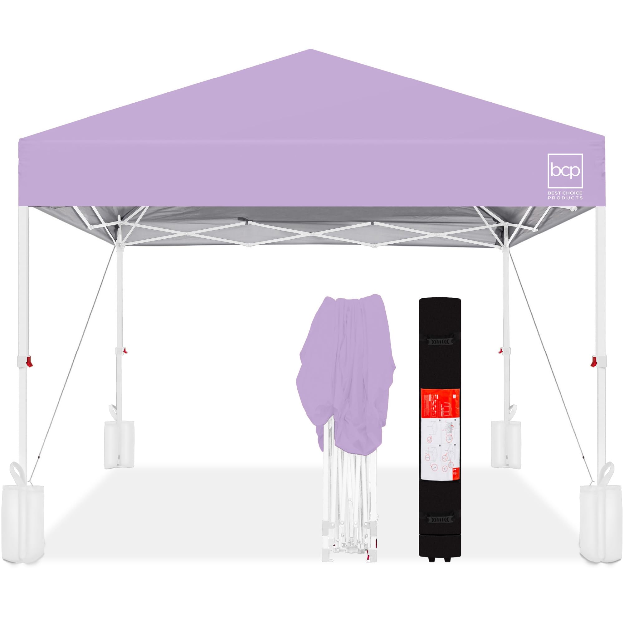 1-Person Pop Up Canopy Tent One-Push Setup