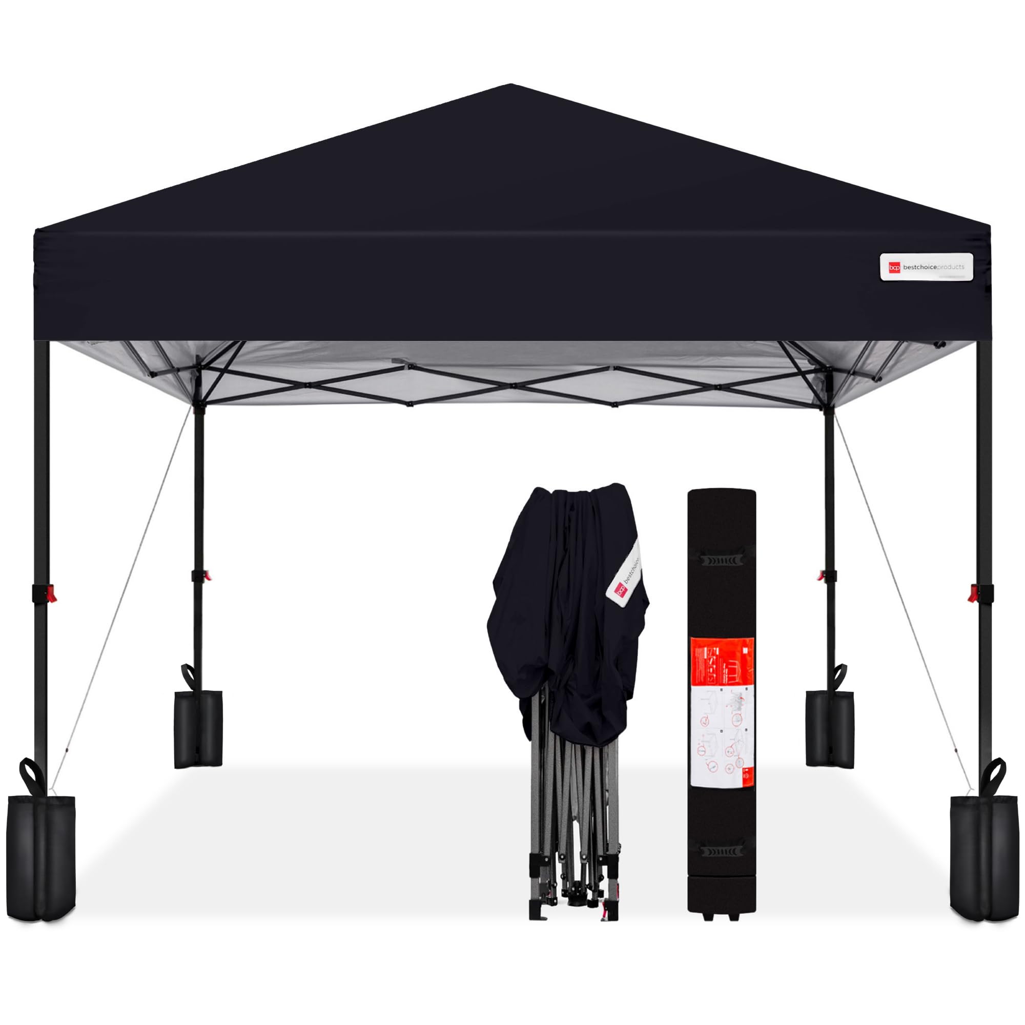 1-Person Pop Up Canopy Tent One-Push Setup