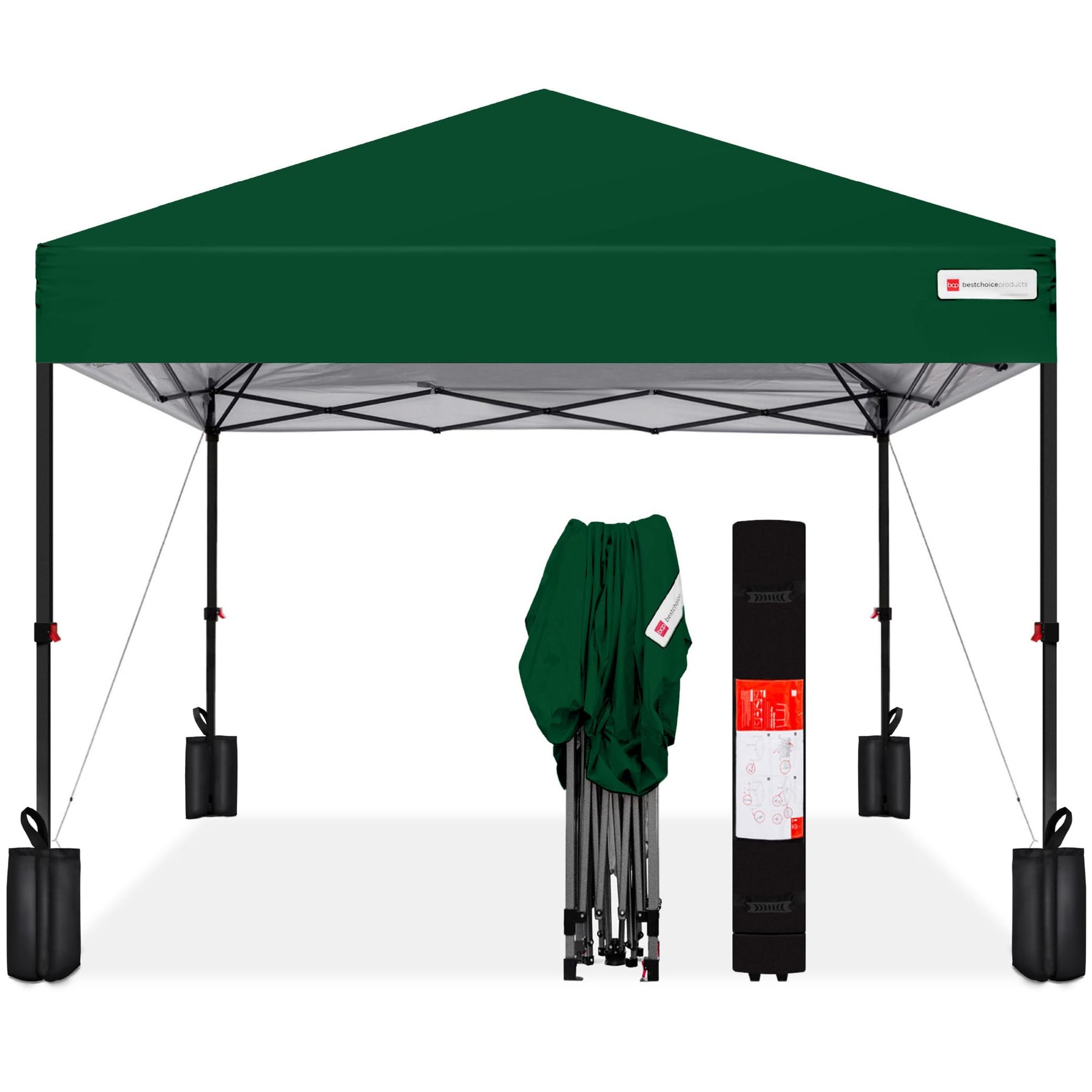 1-Person Pop Up Canopy Tent One-Push Setup