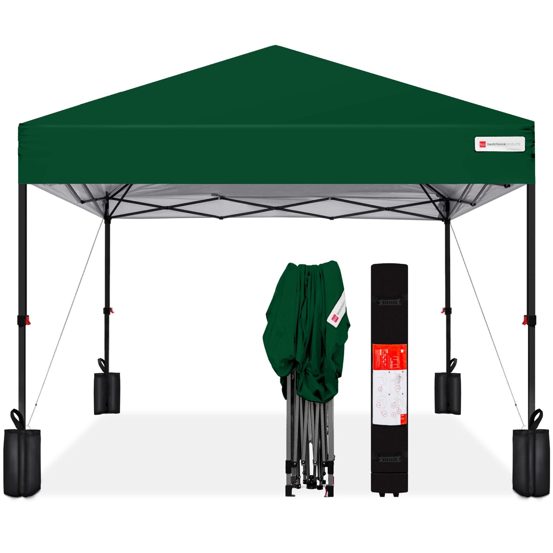1-Person Pop Up Canopy Tent One-Push Setup