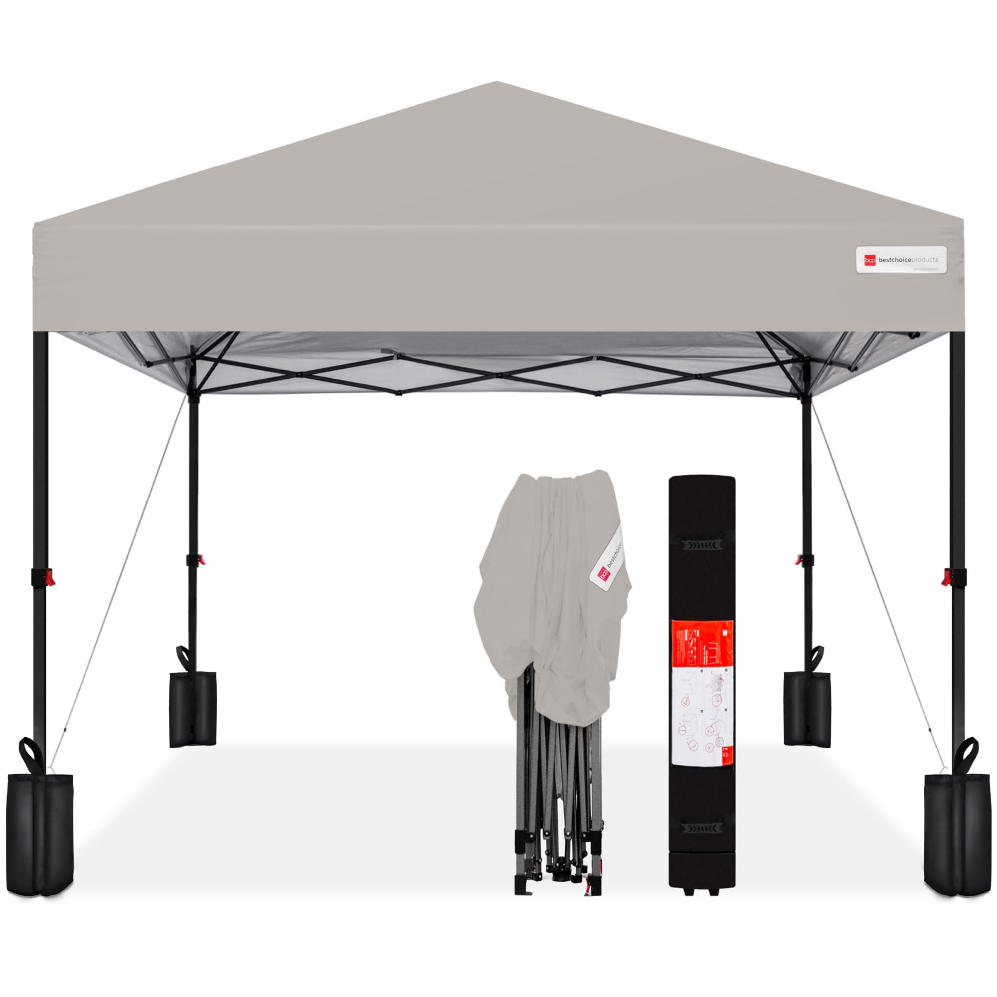 1-Person Pop Up Canopy Tent One-Push Setup