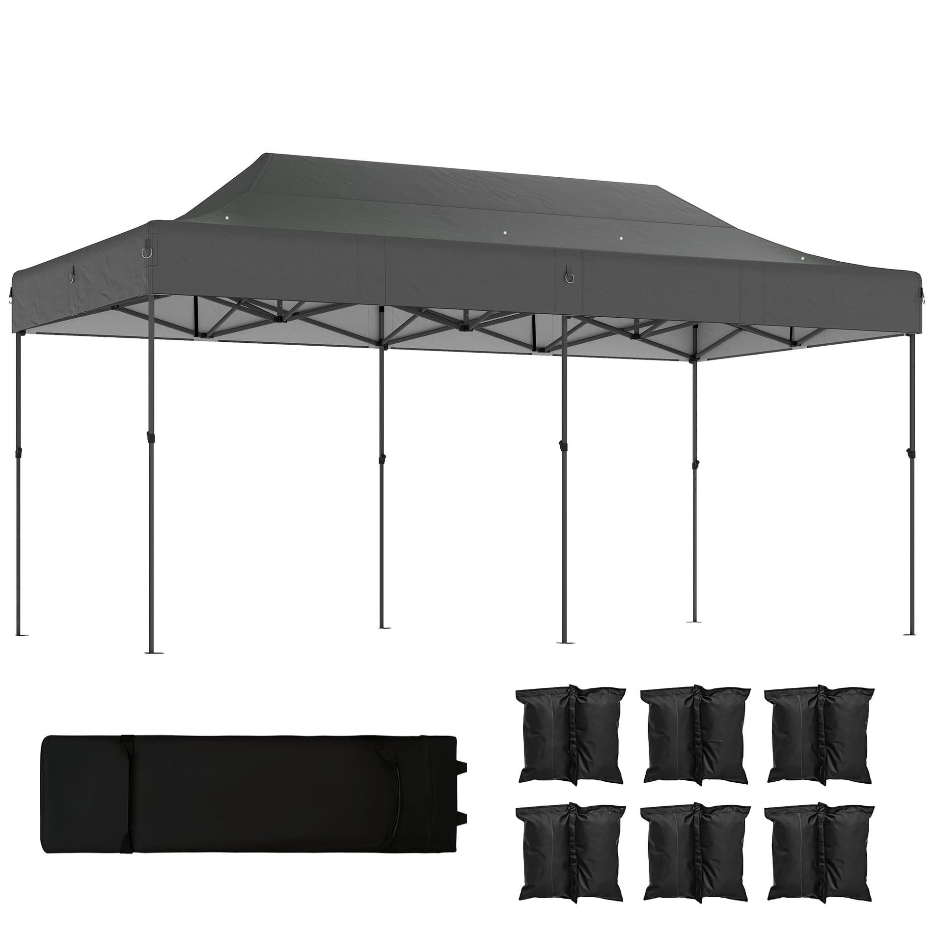 10x20 Heavy Duty Pop Up Canopy Tent