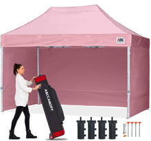 10x10 Commercial Pop Up Canopy Tent with Sidewalls