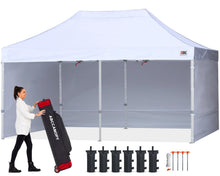 10x10 Commercial Pop Up Canopy Tent with Sidewalls
