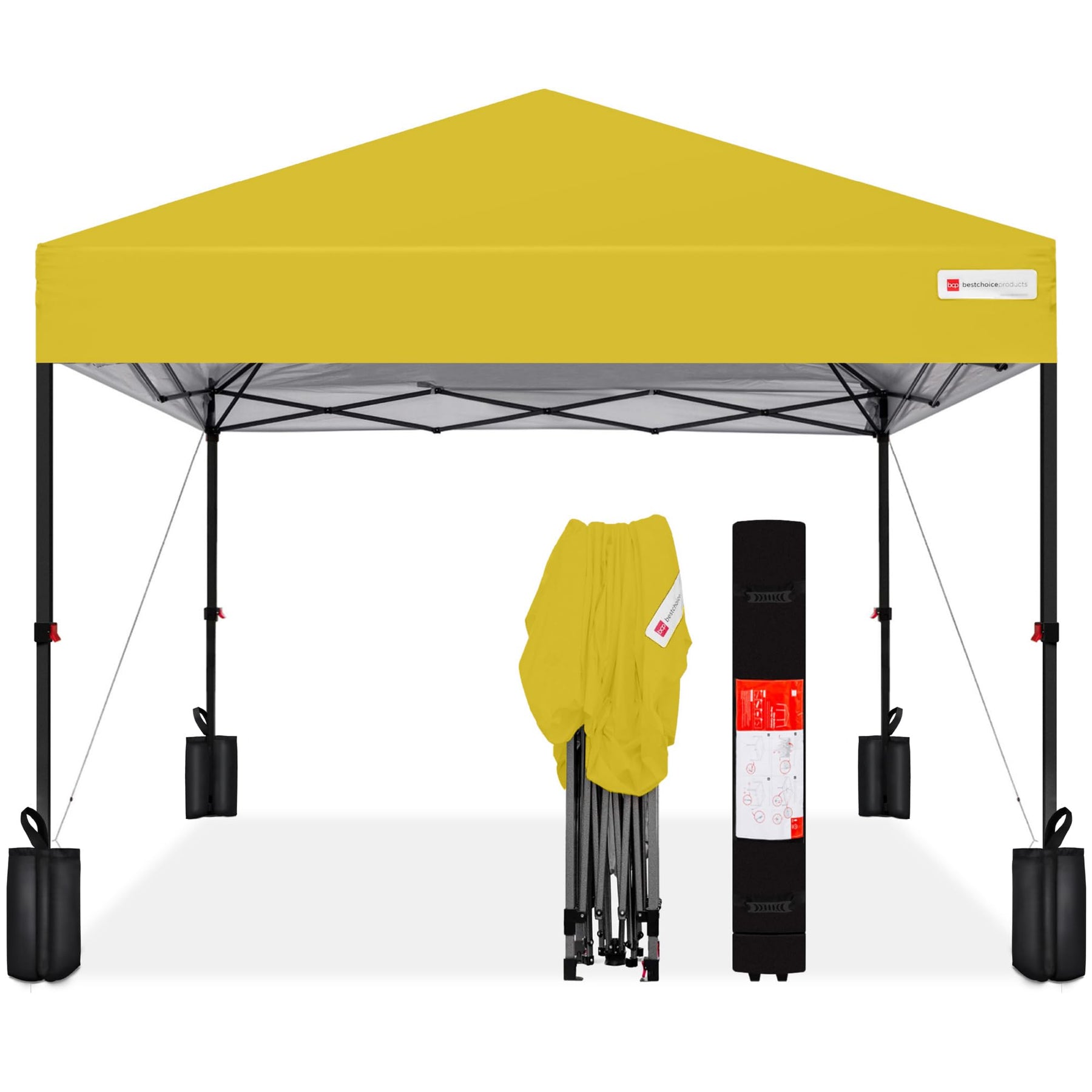 1-Person Pop Up Canopy Tent One-Push Setup