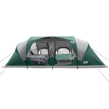 12-Person 3-Room Family Camping Tent Waterproof