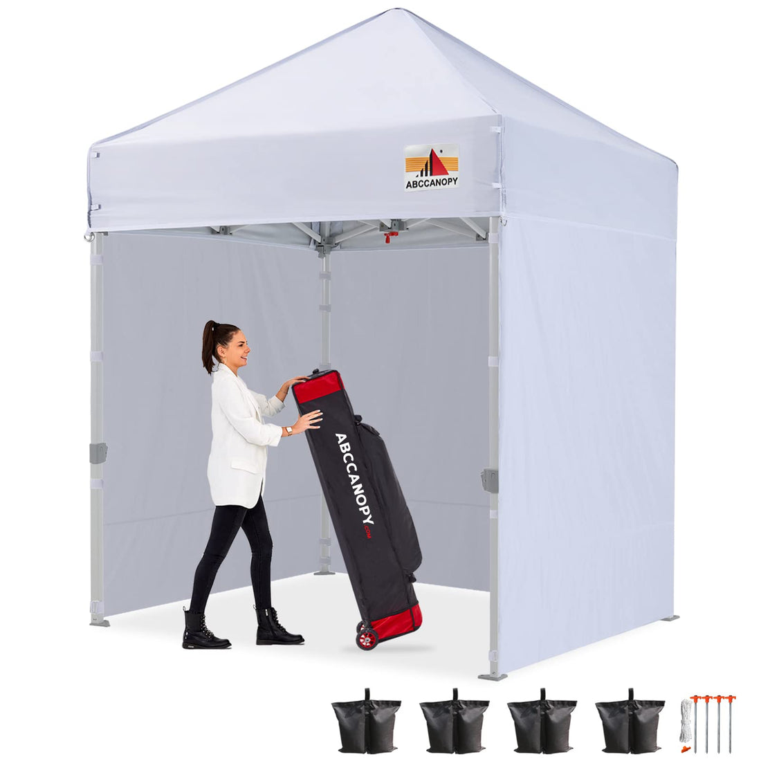 10x10 Commercial Pop Up Canopy Tent with Sidewalls