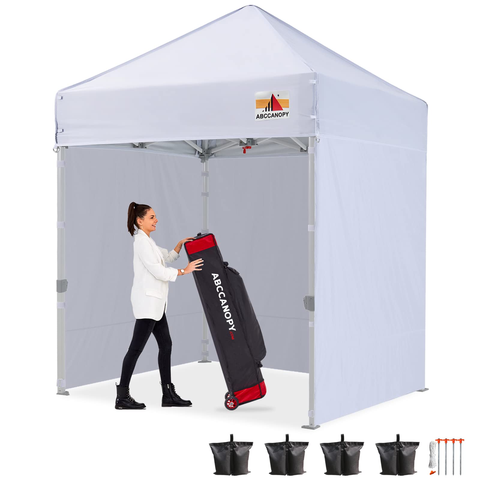 10x10 Commercial Pop Up Canopy Tent with Sidewalls