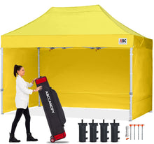 10x10 Commercial Pop Up Canopy Tent with Sidewalls