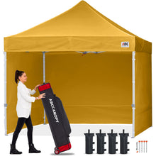 10x10 Commercial Pop Up Canopy Tent with Sidewalls