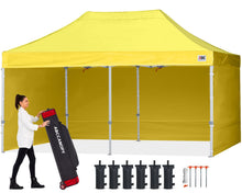 10x10 Commercial Pop Up Canopy Tent with Sidewalls