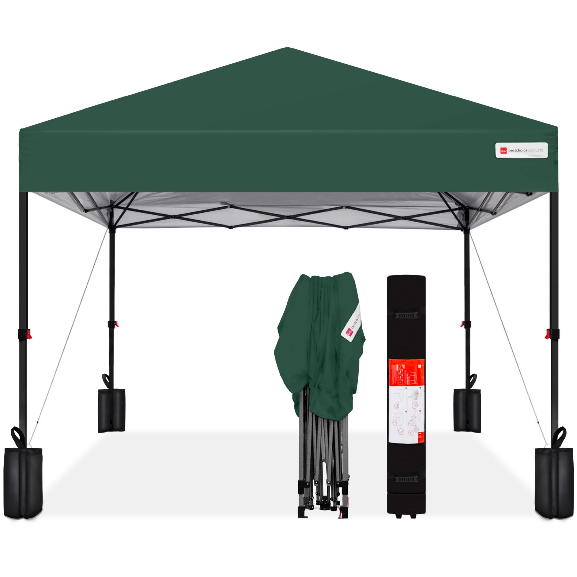 1-Person Pop Up Canopy Tent One-Push Setup