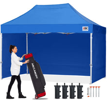 10x10 Commercial Pop Up Canopy Tent with Sidewalls