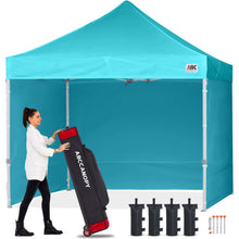10x10 Commercial Pop Up Canopy Tent with Sidewalls