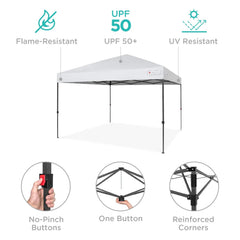 1-Person Pop Up Canopy Tent One-Push Setup