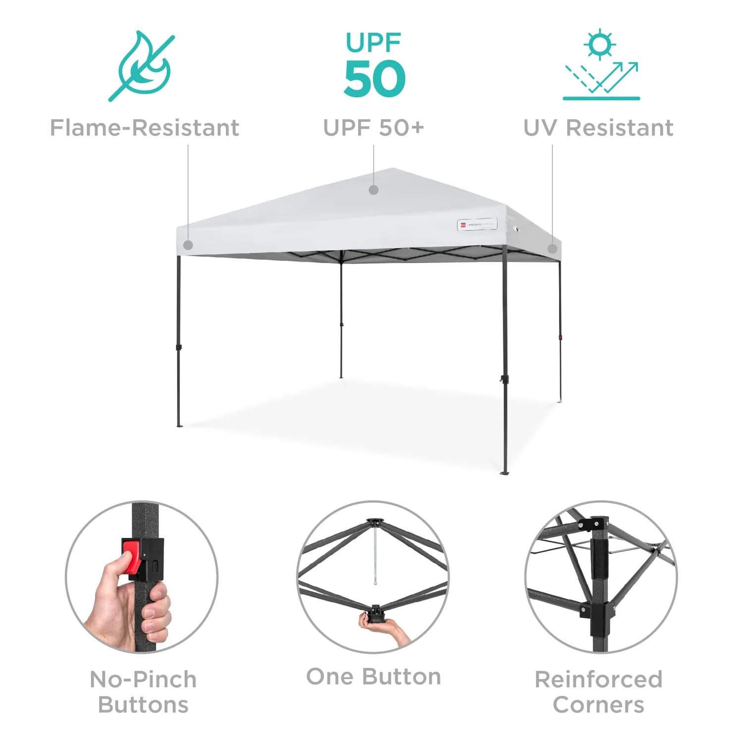 1-Person Pop Up Canopy Tent One-Push Setup