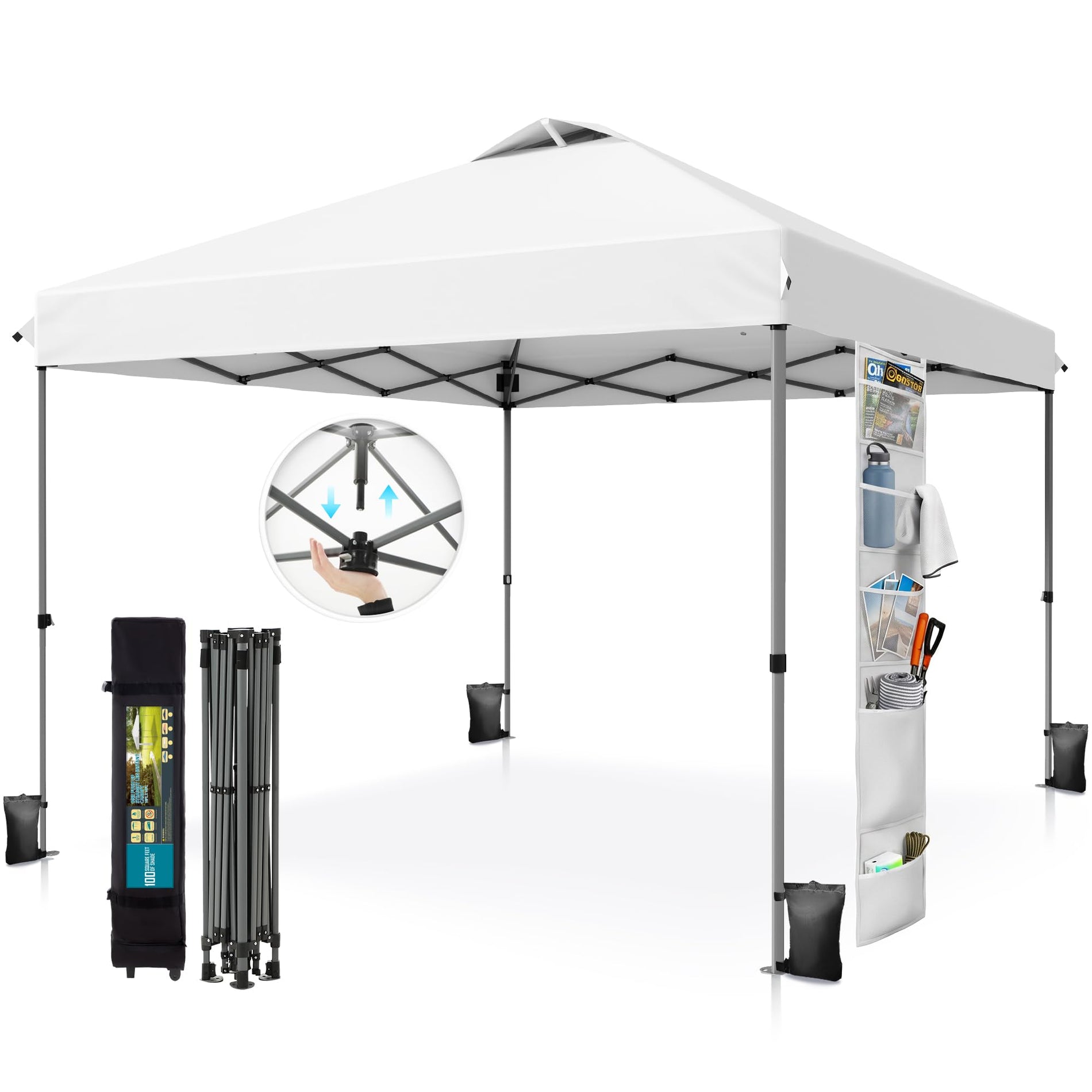 10x10 Instant Pop Up Canopy Tent