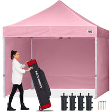 10x10 Commercial Pop Up Canopy Tent with Sidewalls
