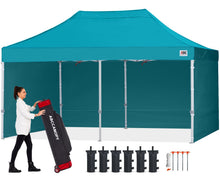 10x10 Commercial Pop Up Canopy Tent with Sidewalls