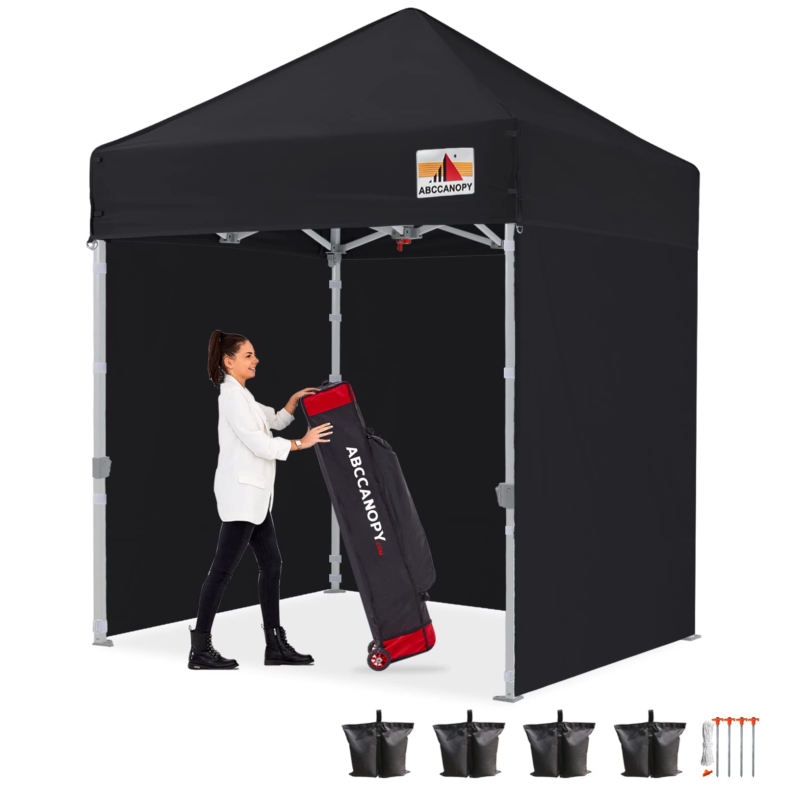 10x10 Commercial Pop Up Canopy Tent with Sidewalls