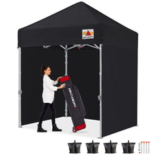 10x10 Commercial Pop Up Canopy Tent with Sidewalls