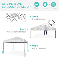 1-Person Pop Up Canopy Tent One-Push Setup