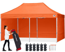 10x10 Commercial Pop Up Canopy Tent with Sidewalls