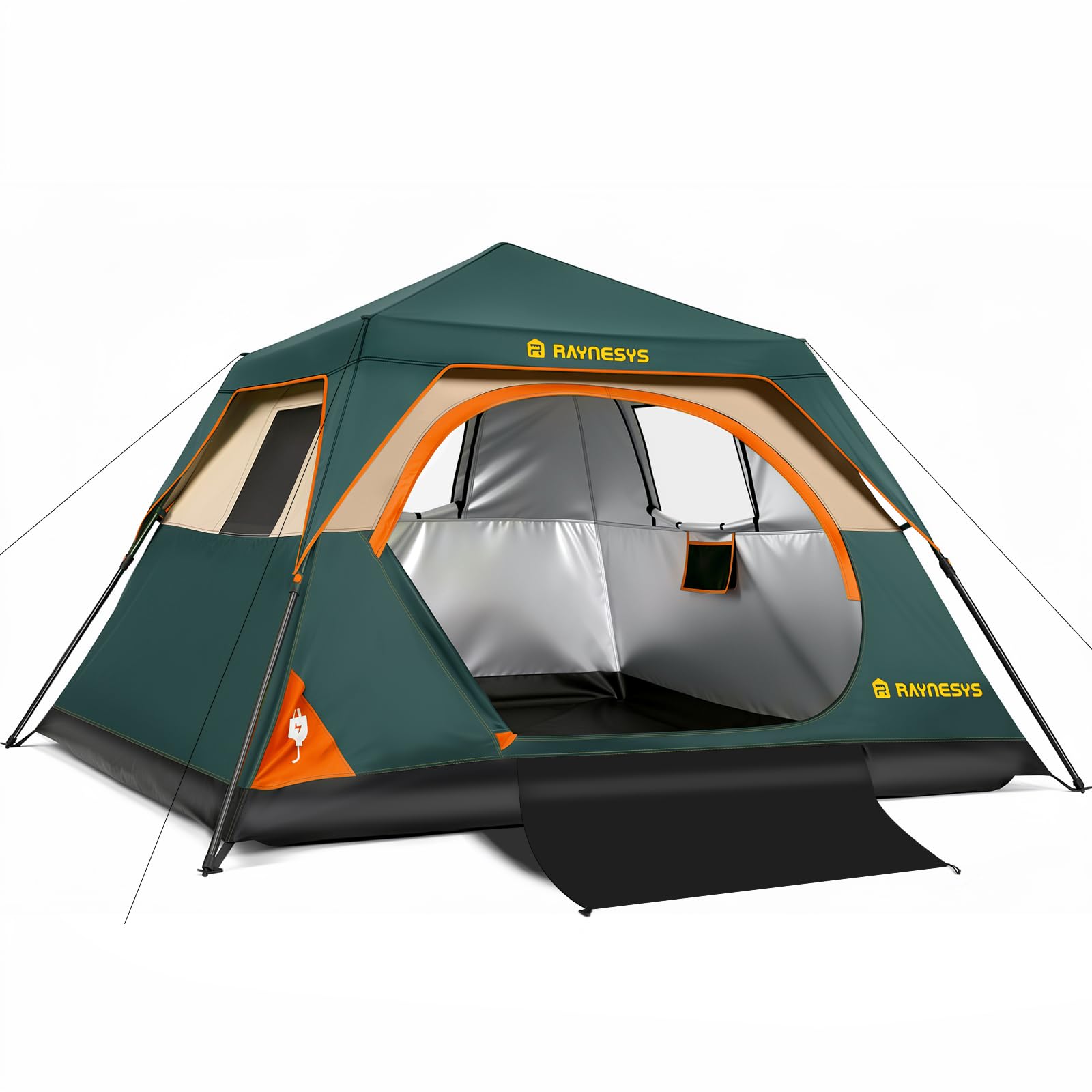 4-6 Person Instant Cabin Camping Tent Waterproof