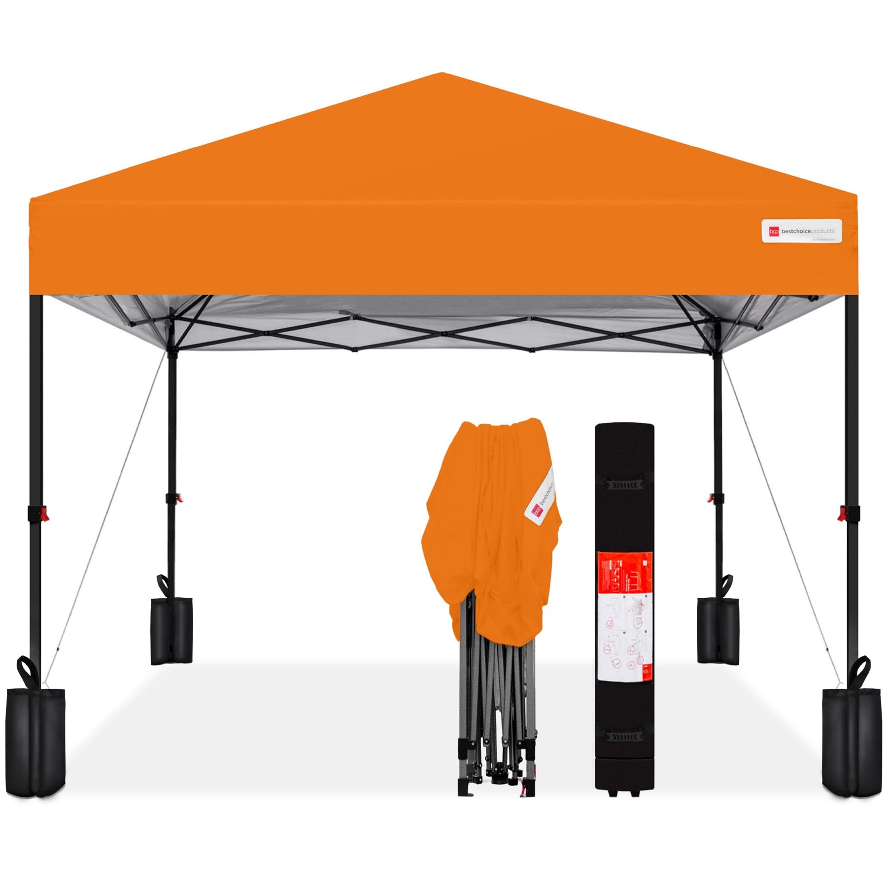 1-Person Pop Up Canopy Tent One-Push Setup