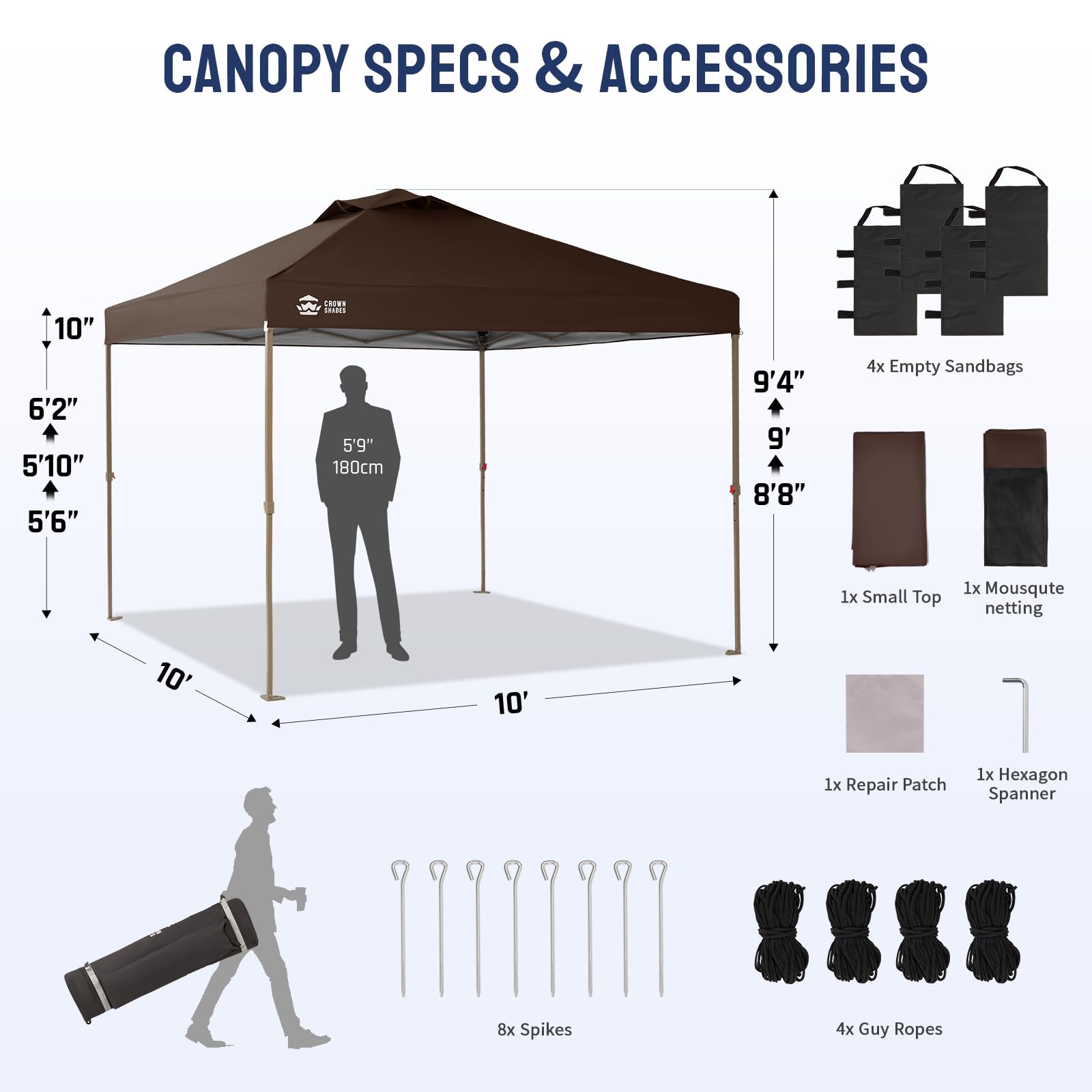 Pop Up Gazebo Canopy with Netting