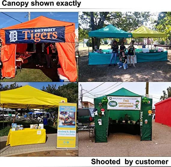 10x10 Commercial Pop Up Canopy Tent with Sidewalls