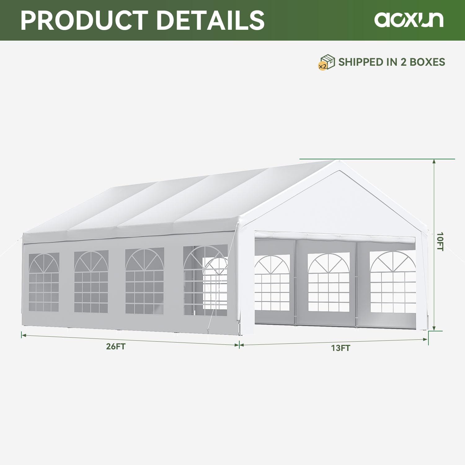 Waterproof Event Canopy Tent with Sidewalls