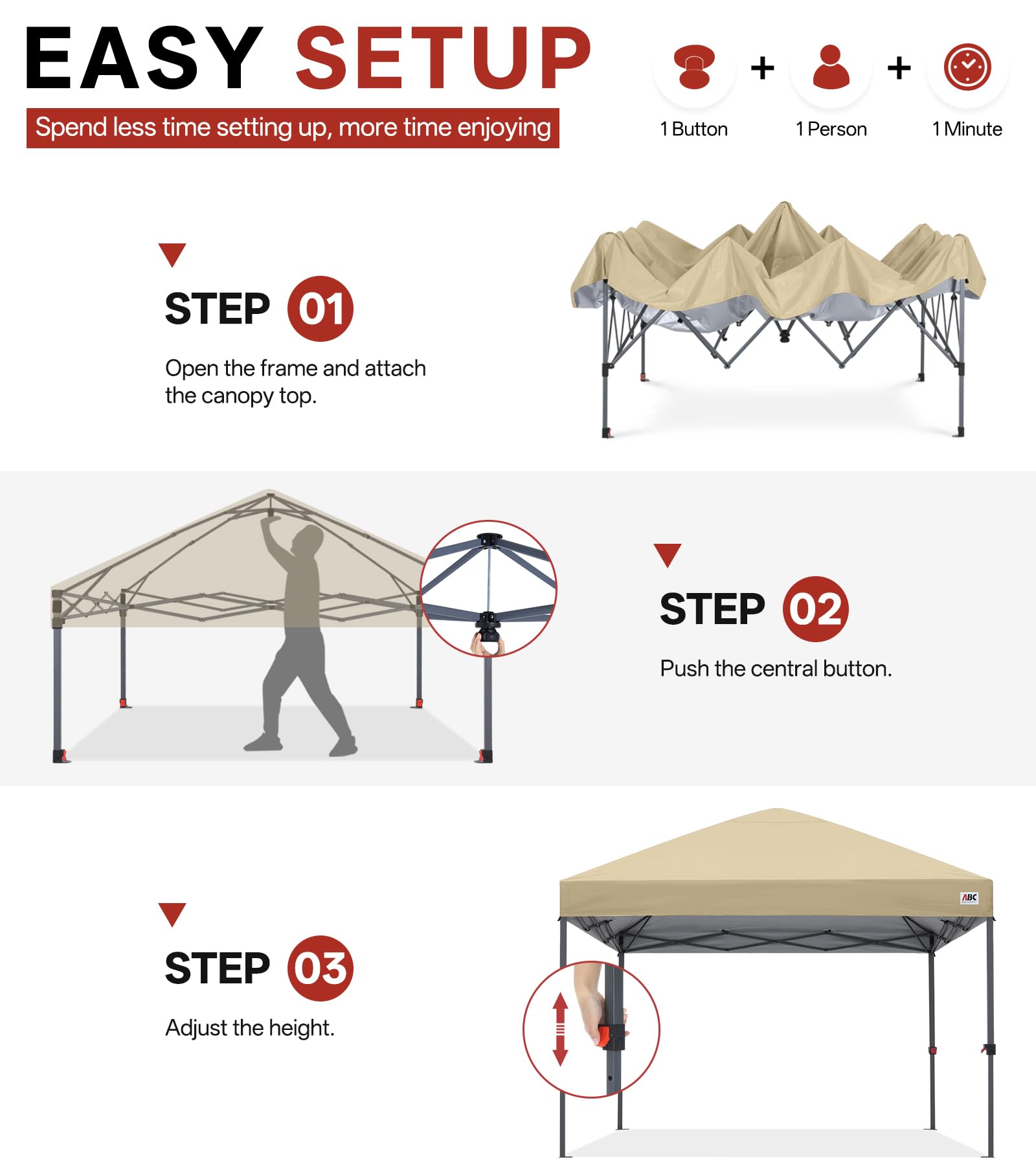 Heavy Duty Pop Up Canopy Tent