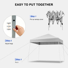 10x10 Slant Leg Canopy Tent