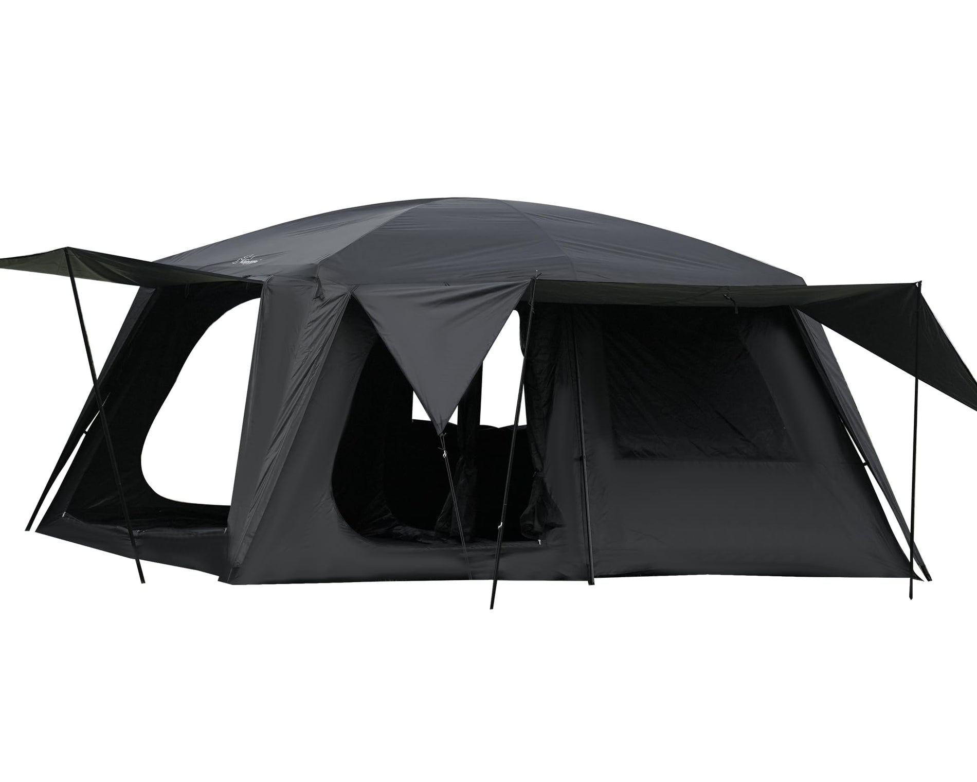 4-6 Person Family Cabin Tent 2-Room Waterproof