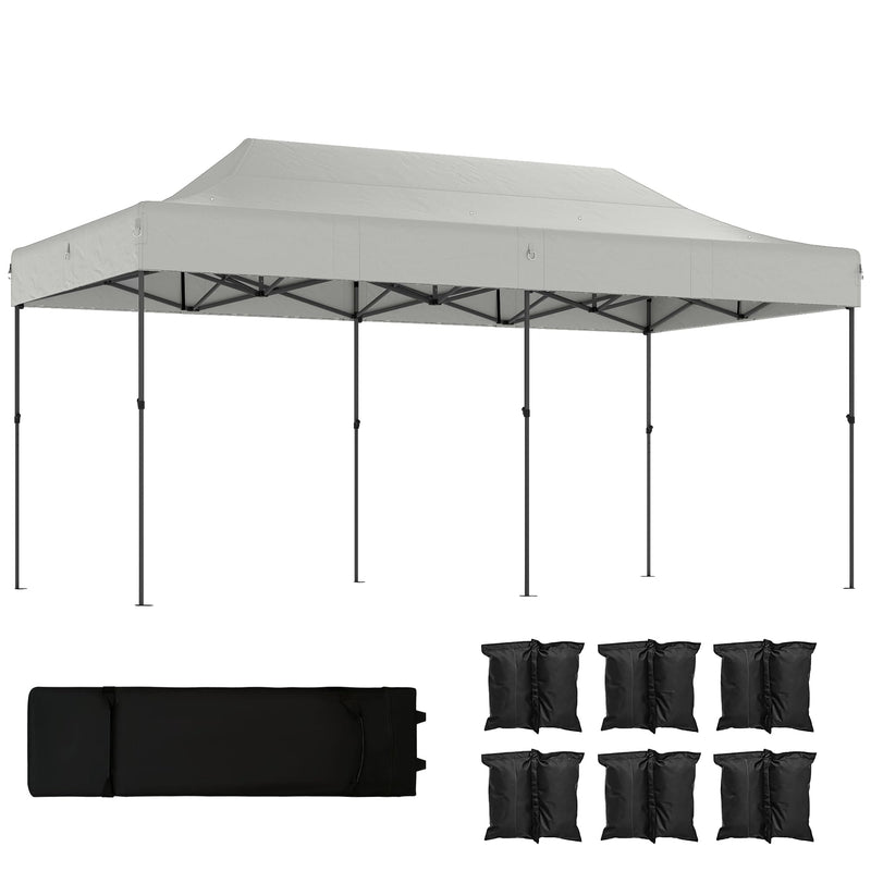 10x20 Heavy Duty Pop Up Canopy Tent