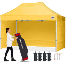 10x10 Commercial Pop Up Canopy Tent with Sidewalls